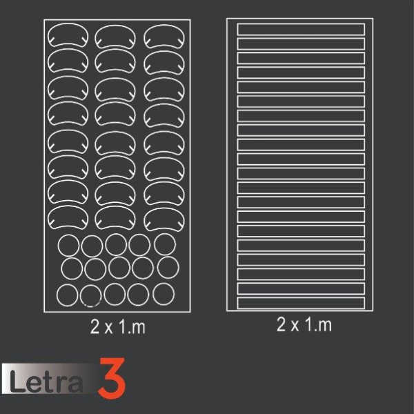 corte laser luminaria