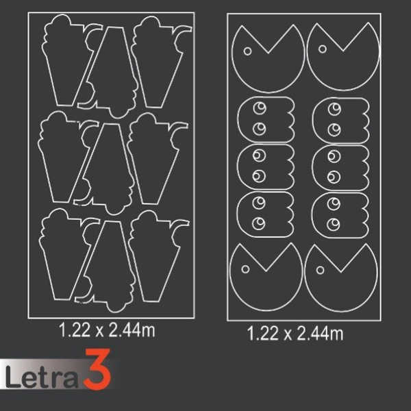 corte y marcado neon led